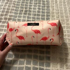 Kate Spade Flamingo Cosmetic Bag